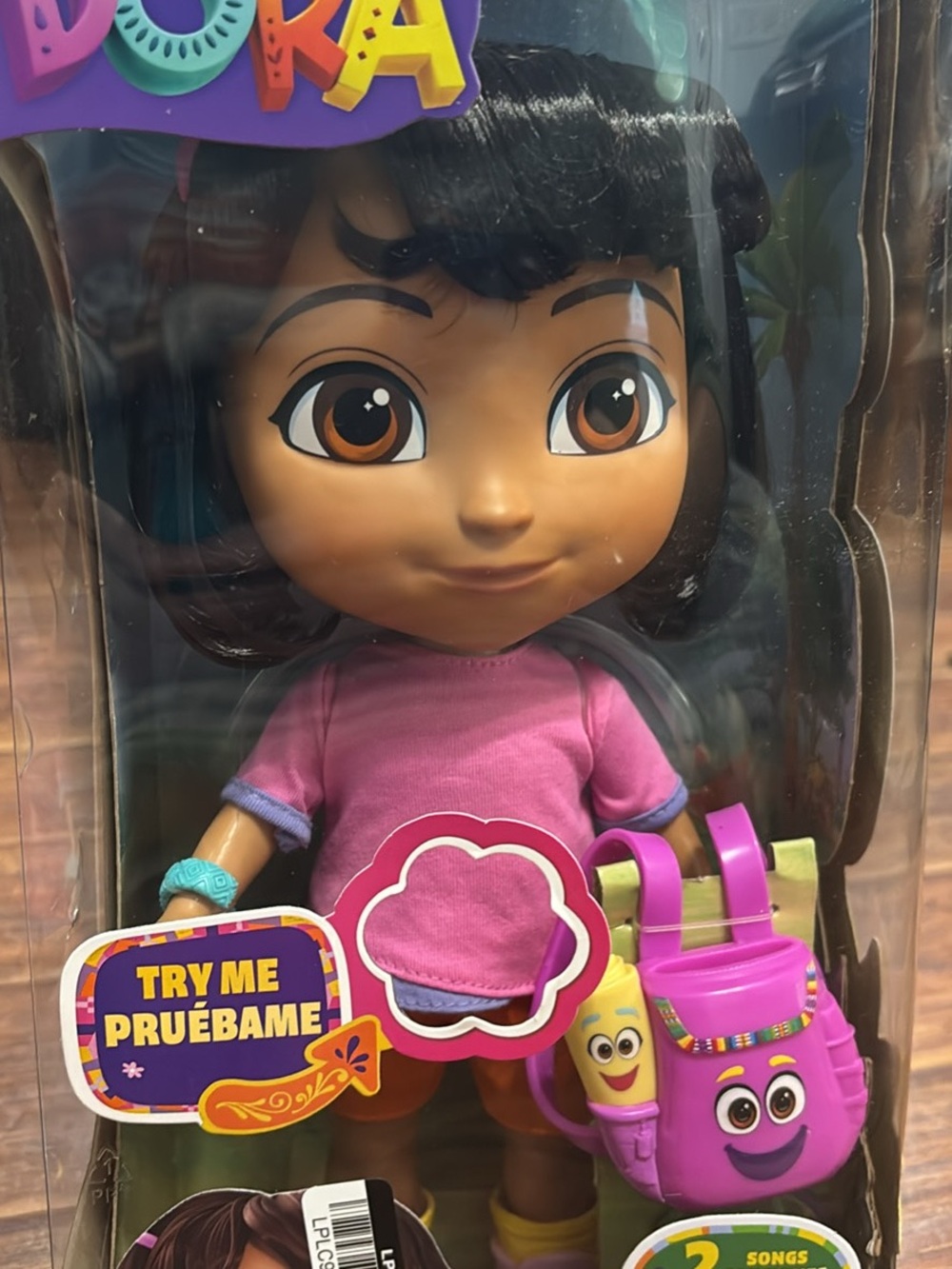 Nickelodeon Dora Doll in Pink Shirt with Purple Backpack